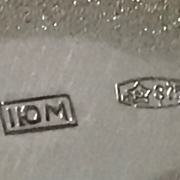 Two sets Vintage Solid Silver Demitasse Cups and Saucers Russian Mid Century - Picture 7 of 12